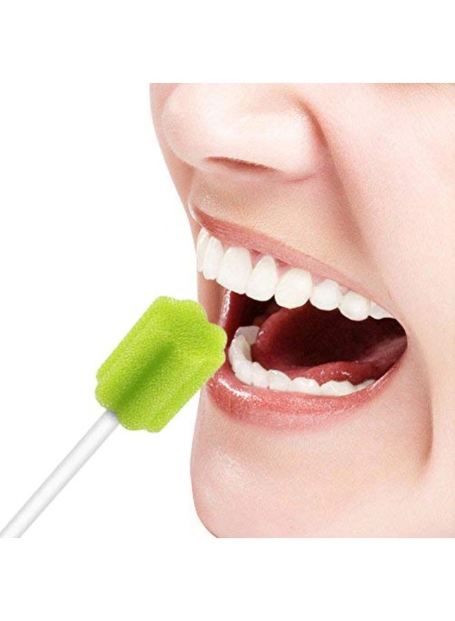 Daytoyz Disposable Oral Care Sponge Sticks - 100 Pack, Soft Dental Swabs for Teeth Cleaning, Travel-Friendly Mouth Swabs for Patients, Adults & Elderly - Image 4